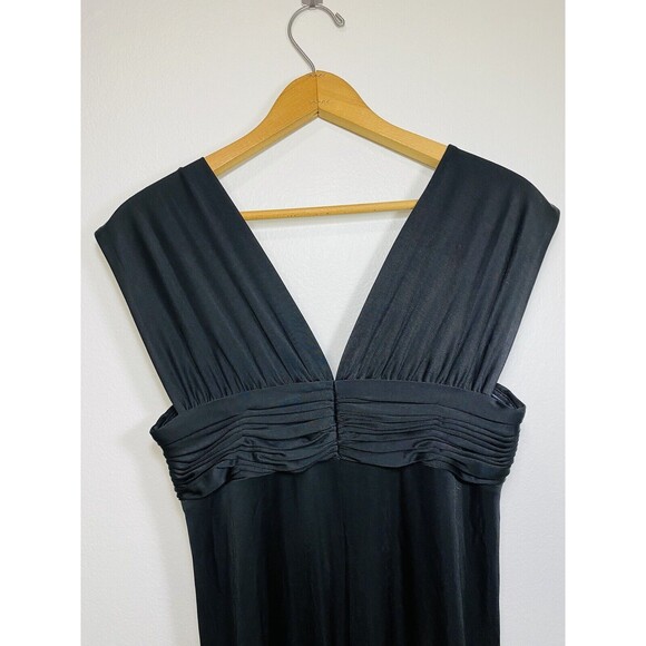 BCBG MaxAzria Empire Waist Black Party Dress Formal Dress Sz M - Picture 7 of 9